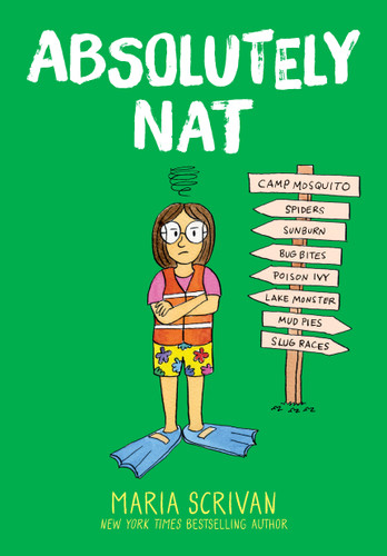 Absolutely Nat: A Graphic Novel (Nat Enough #3) (Nat Enough) book cover by Maria Scrivan