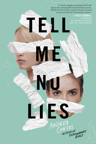 Tell Me No Lies book cover by Andrea Contos