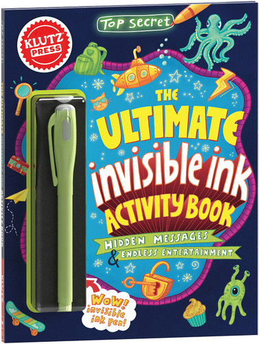 Top Secret: The Ultimate Invisible Ink Activity Book (Klutz Activity Book) book cover by 