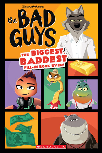Bad Guys Movie: The Biggest, Baddest Fill-in Book Ever! book cover by Terrance Crawford