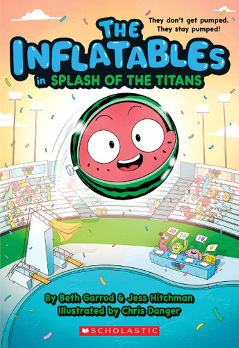 The Inflatables in Splash of the Titans (The Inflatables #4) (The Inflatables) book cover by Beth Garrod, Jess Hitchman