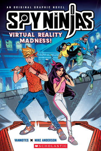 Spy Ninjas Official Graphic Novel: Virtual Reality Madness! book cover by Vannotes