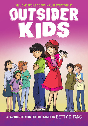 Outsider Kids: A Parachute Kids Graphic Novel (Parachute Kids #2) book cover by Betty C. Tang