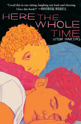 Here the Whole Time book cover by Vitor Martins