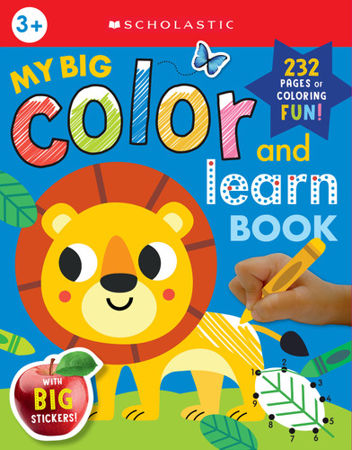 My Big Color & Learn Book: Scholastic Early Learners (Coloring Book) (Scholastic Early Learners) book cover by Scholastic