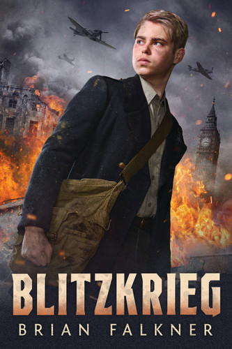 Blitzkrieg book cover by Brian Falkner