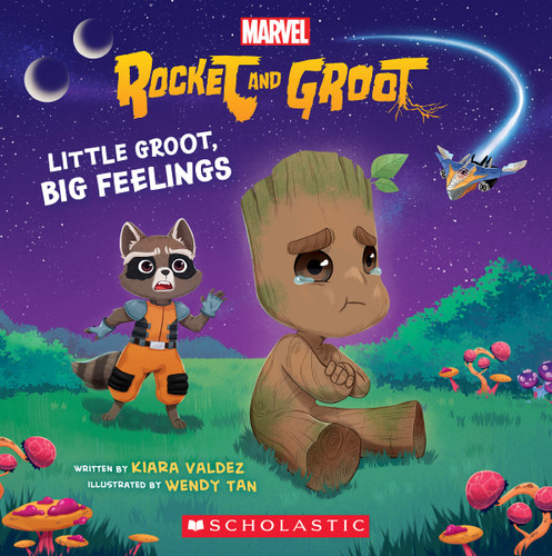 Little Groot, Big Feeling (Marvel's Rocket and Groot Storybook) book cover by Kiara Valdez