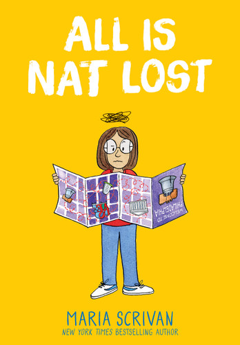 All is Nat Lost: A Graphic Novel (Nat Enough #5) (Nat Enough) book cover by Maria Scrivan