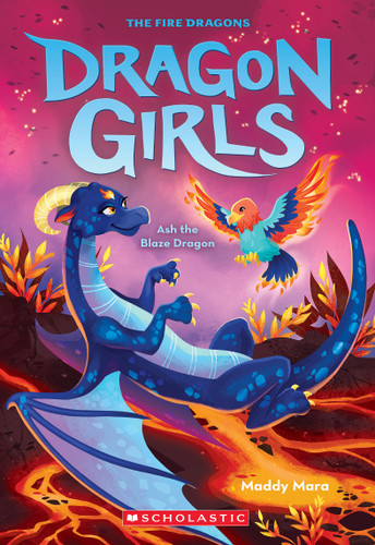 Ash the Blaze Dragon (Dragon Girls #17) (Dragon Girls) book cover by Maddy Mara