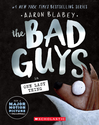 The Bad Guys in One Last Thing (The Bad Guys #20) (The Bad Guys) book cover by Aaron Blabey