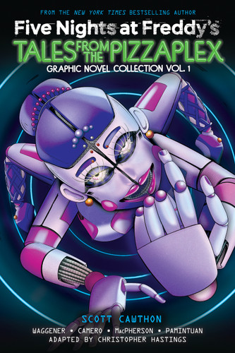 Five Nights at Freddy's: Tales from the Pizzaplex Graphic Novel Collection Vol. 1 (Five Nights at Freddy's Graphic Novels) book cover by Scott Cawthon, Andrea Waggener