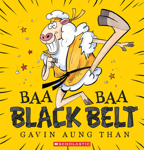 Baa Baa Black Belt book cover by Gavin Aung Than