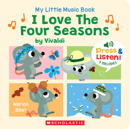 My Little Music Book: I Love the Four Seasons book cover by Marion Billet