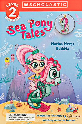 Sea Pony Tales #1: Marina Meets Bubbles book cover by Jessica Lee Anderson