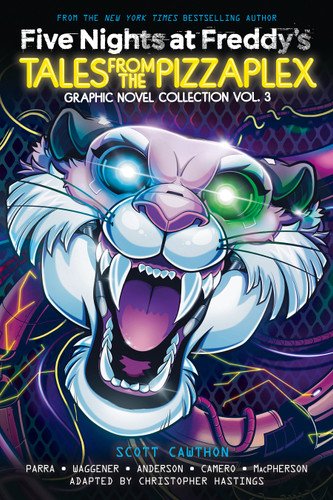 Five Nights at Freddy's: Tales from the Pizzaplex Graphic Novel Collection Vol. 3 (Five Nights at Freddy's Graphic Novels) book cover by Scott Cawthon, Kelly Parra, Andrea Waggener