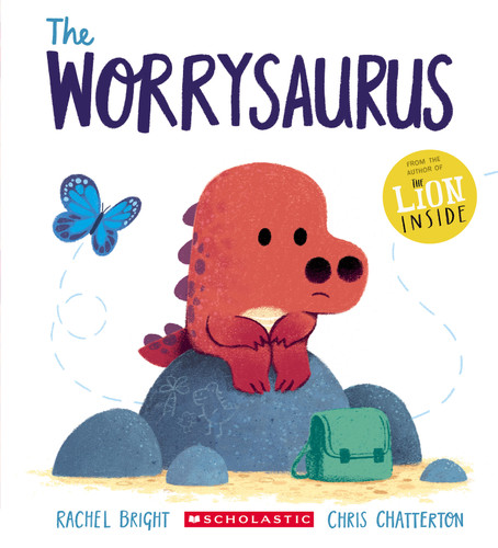 The Worrysaurus book cover by Rachel Bright