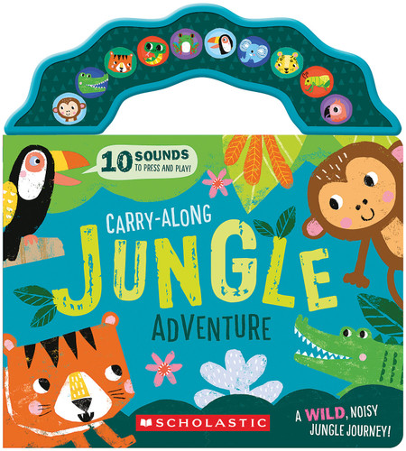 Carry-Along Jungle Adventure book cover by Laura Chamberlain