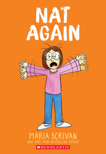 Nat Again: A Graphic Novel (Nat Enough #7) (Nat Enough) book cover by Maria Scrivan