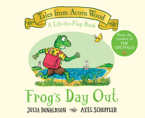 Frog's Day Out (A Lift-the-Flap Book) (Tales from Acorn Wood) (Tales from Acorn Wood) book cover by Julia Donaldson
