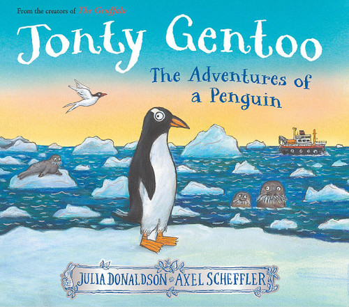 Jonty Gentoo: The Adventures of a Penguin book cover by Julia Donaldson