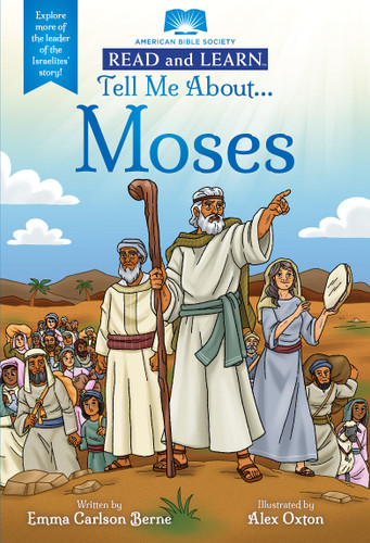 Tell Me About... Moses: Explore more of the leader of the Israelites' story! (Read and Learn) book cover by Emma Carlson Berne