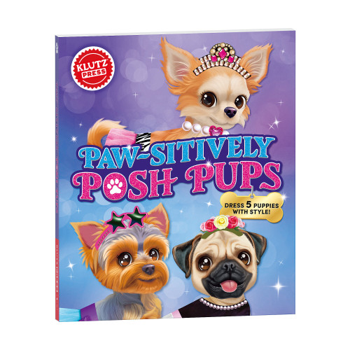 Paw-sitively Posh Pups book cover by 