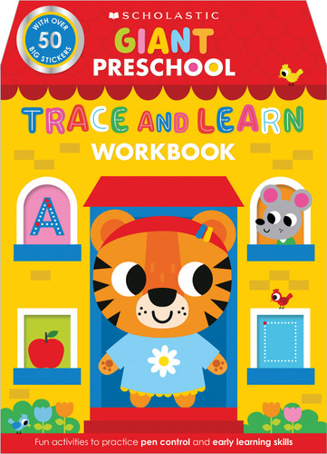 Giant Preschool: Trace and Learn Workbook (Scholastic Early Learners) (Scholastic Early Learners) book cover by Scholastic Early Learners