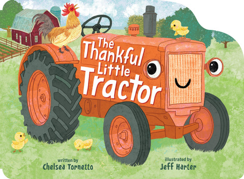 The Thankful Little Tractor book cover by Chelsea Tornetto