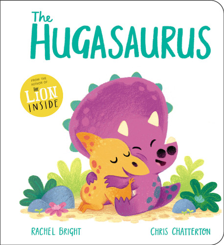 The Hugasaurus book cover by Rachel Bright