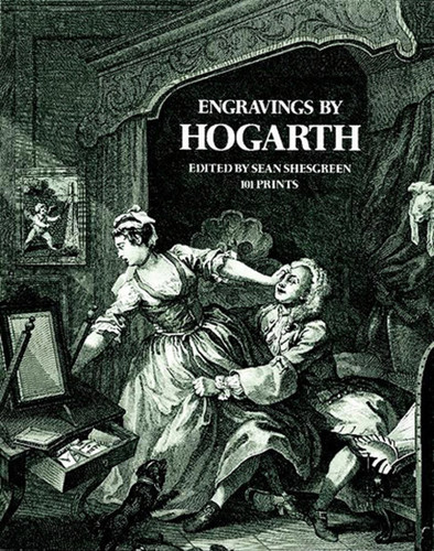 Engravings by Hogarth (Dover Fine Art, History of Art) book cover by William Hogarth