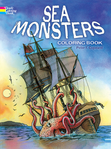 Sea Monsters Coloring Book (Dover Sea Life Coloring Books) book cover by Peter F. Copeland
