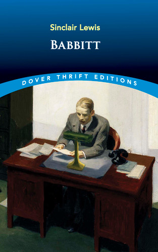 Babbitt (Dover Thrift Editions: Classic Novels) book cover by Sinclair Lewis