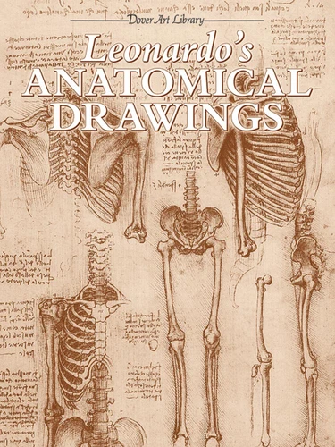 Leonardo's Anatomical Drawings (Dover Fine Art, History of Art) book cover by Leonardo da Vinci