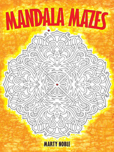 Mandala Mazes (Dover Kids Activity Books) book cover by Marty Noble