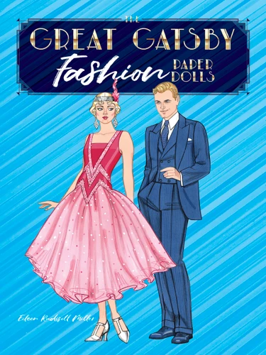 The Great Gatsby Fashion Paper Dolls book cover by Eileen Rudisill Miller