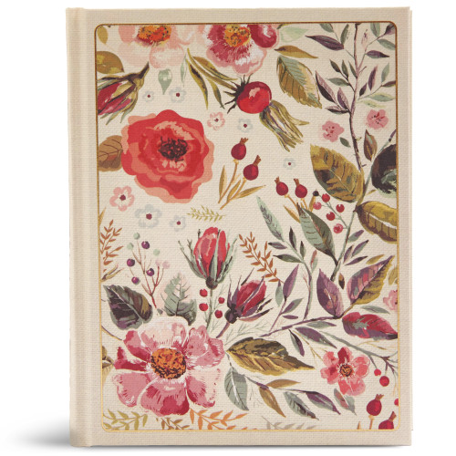 CSB Notetaking Bible, Floral Cloth Over Board book cover by CSB Bibles by Holman