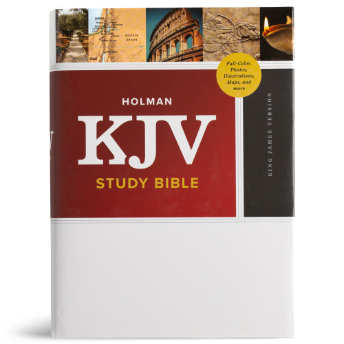 KJV Study Bible, Full-Color, Hardcover book cover by Holman Bible Publishers