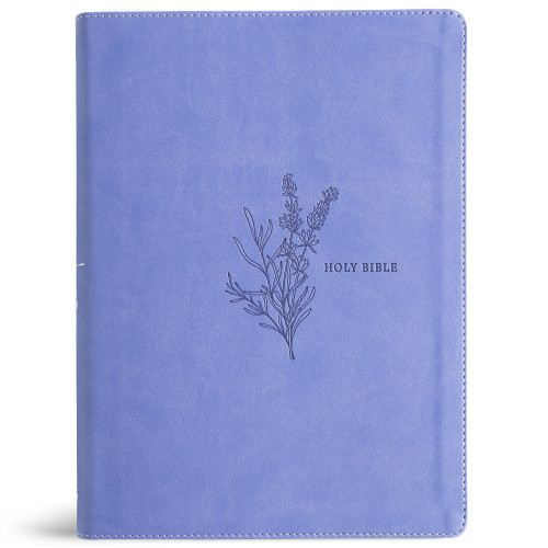 KJV Study Bible, Full-Color, Lavender LeatherTouch, Indexed book cover by Holman Bible Publishers