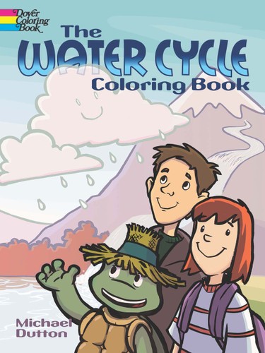 The Water Cycle Coloring Book (Dover Nature Coloring Book) book cover by Michael Dutton