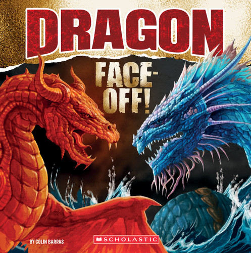 Dragon Face-Off! book cover by Colin Barras