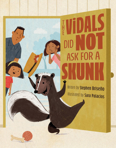 The Vidals Did Not Ask for a Skunk book cover by Stephen Briseño