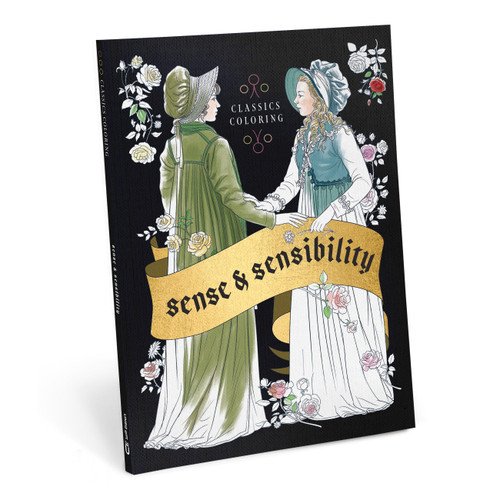 Sense and Sensibility: Classics Coloring (Classics Coloring) book cover by Union Square Gift