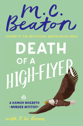 Death of a High-Flyer book cover by M. C. Beaton, R.W. Green