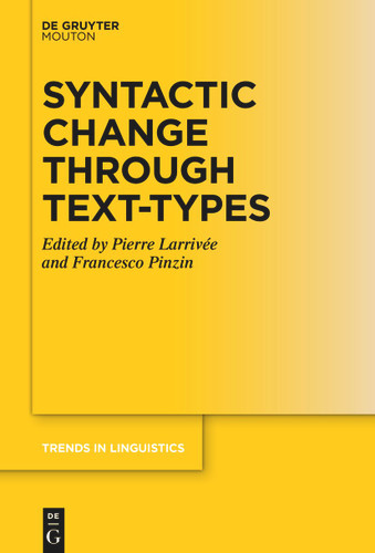 Syntactic Change Through Text-Types book cover by 