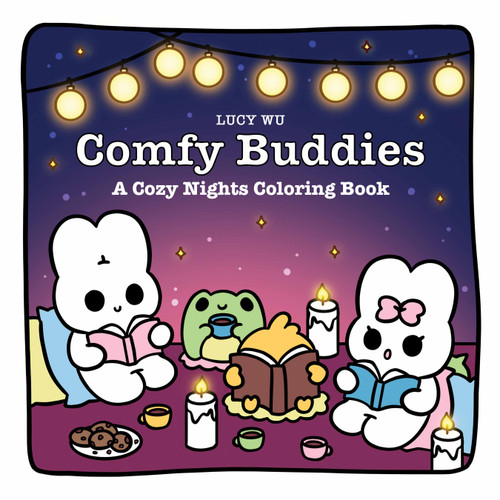 Comfy Buddies: A Cozy Nights Coloring Book (Comfy Buddies Cozy Coloring Books) book cover by Lucy Wu