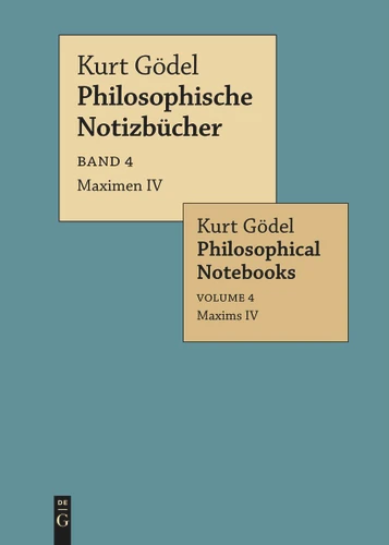 Maximen IV / Maxims IV [9783111622538]