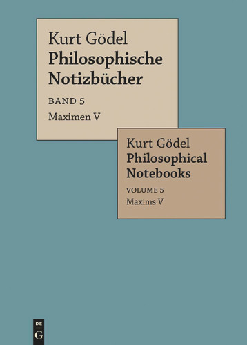 Maximen V / Maxims V book cover by Kurt Gödel