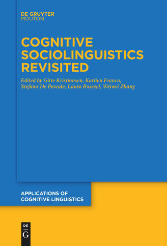 Cognitive Sociolinguistics Revisited book cover by 