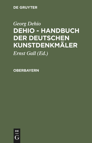 Oberbayern book cover by Georg Dehio