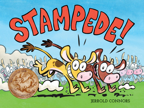 STAMPEDE! book cover by Jerrold Connors